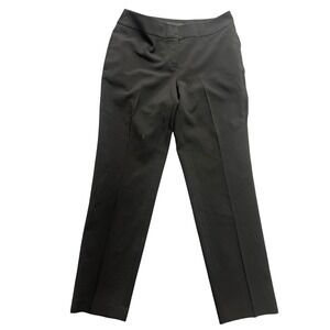 Evan-Picone Black Label Dress Pants Womens 8 Black Straight Leg Professional